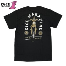 DICE MAGAZINE/ダイスマガジン 4/13 BLACK POCKET TEE / Tシャツ・BLACK