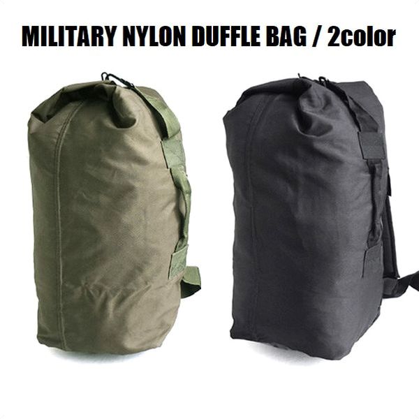 MILITARY NYLON DUFFLE BAG ミリタリーナイロンダッフルバッグ・2color