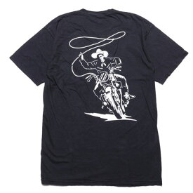 PARADISE ROAD SHOW "COWBOY" WASHED POCKET TEE/Tシャツ・BLACK