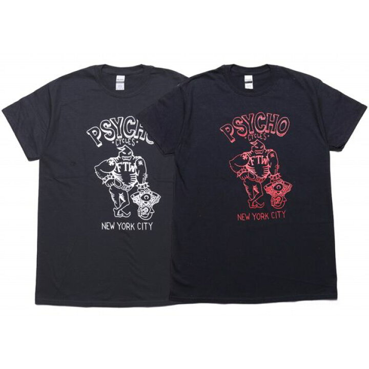 楽天市場】PSYCHO CYCLES/サイコサイクルズ NYC SHOVEL HEAD SS TEE/T 