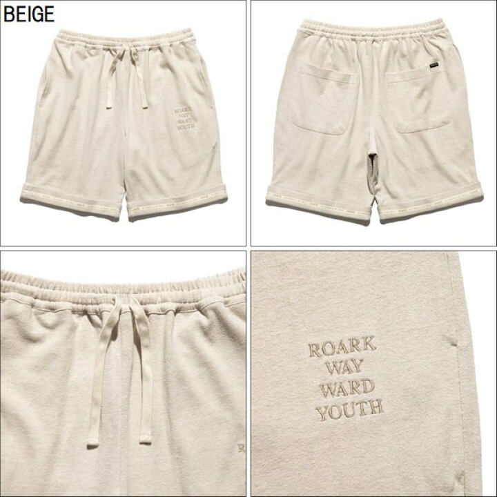 楽天市場】ROARK/ロアーク HEMP COTTON PILE SHORTS/ヘンプコットン 