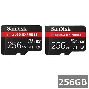 (2�Z�b�g) Sandisk microSD Express�J�[�h 256GB SDSQXFN-256G-GN4NN