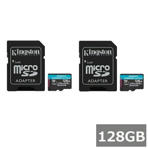 (2�Z�b�g) �L���O�X�g�� �}�C�N��SD MicroSDXC SDCG4 128GB Canvas Go! Plus microSD