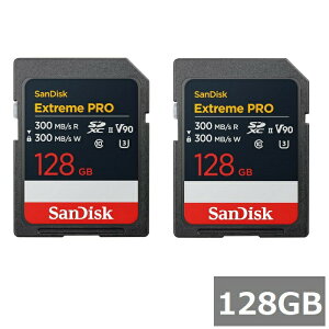 (2�Z�b�g) �T���f�B�X�N SD�J�[�h SDXC SDSDXDM-128G-GN4IN Extreme PRO 128GB
