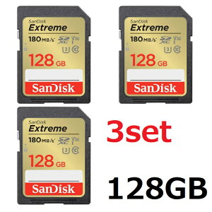 Sandisk SDXC SD�J�[�h Extreme 128GB SDSDXVA-128G-GNCIN SDXC�J�[�h SD �T���f�B�X�N Class10 ���s�A���i
