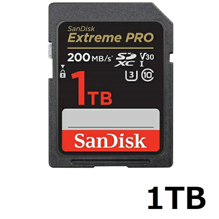 楽天市場】SDカード SDXCカード 1TB Sandisk SDXC Extreme PRO 1TB 