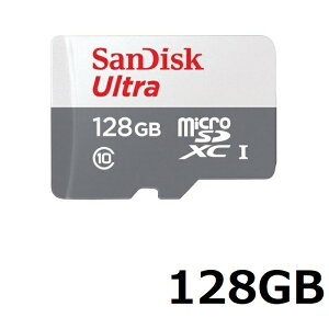ySSԒ P5{!z SanDisk Ultra microSDJ[h SDSQUNR-128G-GN6MN 128GB }CNSDXCJ[h microSDXC UHS-I CLASS10 }CNSD SDXC TfBXN sAi