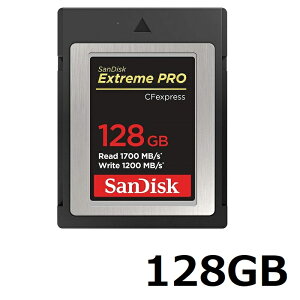 Sandisk CFexpressJ[h TypeB Extreme PRO 128GB SDCFE-128G-GN4NN GNXg[ v Compact Flash express Card TfBXN sAi