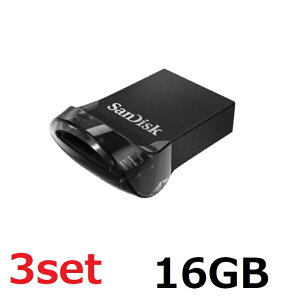 yBlackFriday P10{!z Sandisk USB Ultra Fit 16GB SDCZ430-016G-G46 USB[ USB3.1Ή f[^ۊ Ot TfBXN sAi