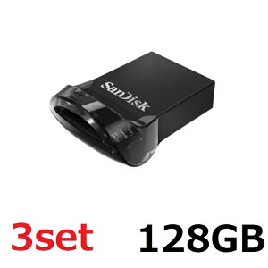 Sandisk USB Ultra Fit 128GB SDCZ430-128G-G46 USB[ USB3.1Ή f[^ۊ Ot TfBXN sAi