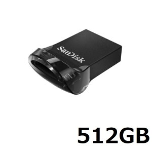 USB 512GB Sandisk Ultra Fit 512GB SDCZ430-512G-G46 USB[ USB3.1Ή f[^ۊ Ot TfBXN sAi