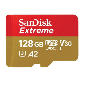 マイクロSDカード microSDカード 128GB SanDisk Extreme SDSQXAA-128G-GN6MA 128GB マイクロSDXCカード microSDXC UHS-I マイクロSD SDXC サンディスク 並行輸入品