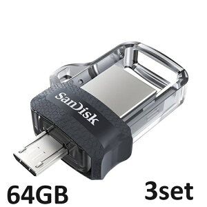 ySi10{!z USB 64GB Sandisk }CNUSB Ultra Dual Drive 64GB SDDD3-064G-G46 tbVhCu USB[ }CNUSB f[^ۊ Ot TfBXN sAi