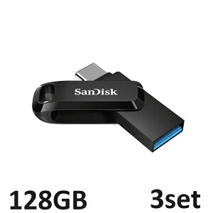 ySi10{!z USB 128GB Sandisk Ultra Dual Drive Go USB Type-C 128GB SDDDC3-128G-G46 tbVhCu USB[ TypeC TypeA f[^ۊ Ot TfBXN sAi