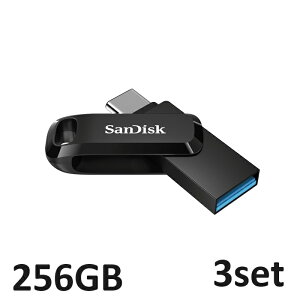 ySSԒ P5{!z USB 256GB Sandisk Ultra Dual Drive Go USB Type-C 256GB SDDDC3-256G-G46 tbVhCu USB[ TypeC TypeA f[^ۊ Ot TfBXN sAi