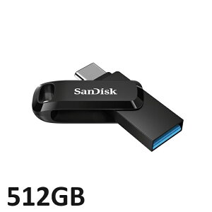 ySSԒ P5{!z USB 512GB Sandisk Ultra Dual Drive Go USB Type-C 512GB SDDDC3-512G-G46 tbVhCu USB[ TypeC TypeA f[^ۊ Ot TfBXN sAi
