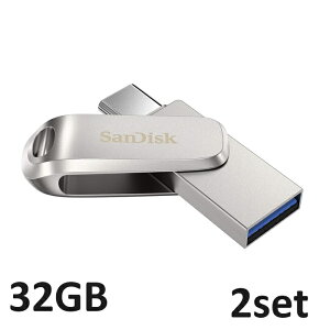 ySSԒ P5{!z USB 32GB Sandisk Ultra Dual Drive Luxe USB Type-C 32GB SDDDC4-032G-G46 tbVhCu USB[ TypeC TypeA f[^ۊ Ot TfBXN sAi