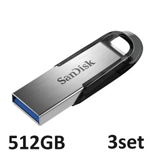 USBメモリ 512GB Sandisk Ultra Flair 512GB SDCZ73-512G-G46 フラッシュドライブ USBメモリー TypeA データ保管 外付メモリ サンディスク 並行輸入品