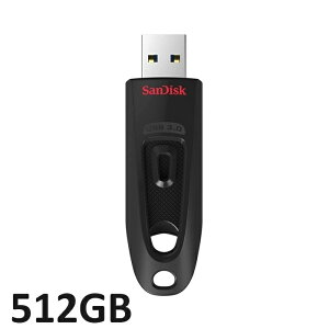 ySi10{!z USB 512GB Sandisk Ultra USB 3.0 Flash Drive 512GB SDCZ48-512G-G46 tbVhCu USB[ TypeA f[^ۊ Ot TfBXN sAi