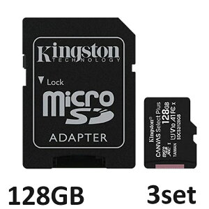 ySi10{!z }CNSDJ[h microSD 128GB Kingstone Canvas Select Plus microSD J[h SDCS2/128GB A_v^[t micoroSD LOXg UHS-I V10 sAi