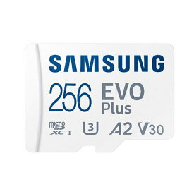マイクロSDカード SDXCカード 128GB Samsung Micro SDXC Evo Plus 128GB MB-MC256KA/APC アダプター付 SDカード micoroSD サムスン UHS-I Class10 並行輸入品