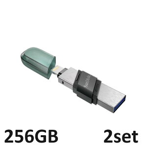 iPhonep [ USB 256GB Sandisk [XeBbN iXpand Flip 256GB SDIX90N-256G-GN6NE tbV[ tbVhCu USB[ iPad Lightning f[^ۊ Ot TfBXN 