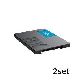 Crucial BX500 SSD 500GB CT500BX500SSD1 内蔵SSD クルーシャル デスクトップ 2.5インチ パソコン パソコン部品 PC SSD ドライブ 高速化 業務効率 速度 アップ