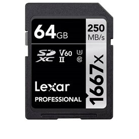 Lexar SDXC SDカード PROFESSIONAL SILVER Series 64GB LSD64GCB1667 SDXCカード SD レキサー Class10 並行輸入品