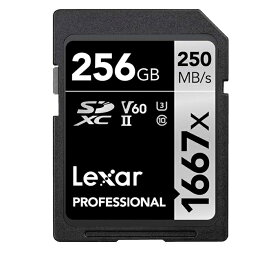 【SS期間中 P5倍!】 Lexar SDXC SDカード PROFESSIONAL SILVER Series 256GB LSD256CB1667 SDXCカード SD レキサー Class10 並行輸入品