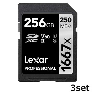 ySi10{!z Lexar SDXC SDJ[h PROFESSIONAL SILVER Series 256GB LSD256CB1667 SDXCJ[h SD LT[ Class10 sAi