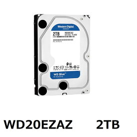Western Digital WD BLUE WD20EZAZ HDD 2TB ウエスタンデジタル ハードドライブ デスクトップ ハードディスク ブルー