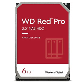 HDD 6TB Western Digital WD RED 6TB WD6003FFBX 内蔵HDD ウエスタンデジタル WDレッド ハードドライブ SATA パソコン パソコン部品 PC 大容量 ドライブ