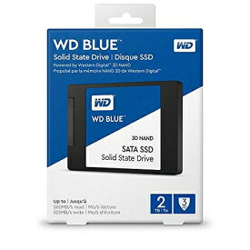 Western Digital WD BLUE SSD 2TB WDS200T2B0A 内蔵SSD ウエスタンデジタル WDブルー デスクトップ SATA パソコン パソコン部品 PC SSD ドライブ 速度アップ 青