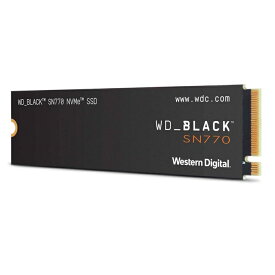 【マラソンセール中 P5倍!】 SSD 1TB Western Digital WD BLACK SSD 1TB WDS100T3X0E 内蔵SSD ウエスタンデジタル WDブラック SN770 M.2 パソコン PC ドライブ 高速化 業務効率 速度 アップ 並行輸入品