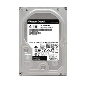 Western Digital WD BLACK WD4005FZBX HDD 4TB 内蔵HDD ウエスタンデジタル WDブラック ハードドライブ SATA パソコン パソコン部品 PC 大容量 ドライブ