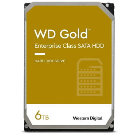 Western Digital WD GOLD WD6003FRYZ HDD 6TB 内蔵HDD ウエスタンデジタル WDゴールド ハードドライブ SATA パソコン パソコン部品 PC 大容量 ドライブ