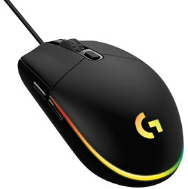 ゲーミングマウス Logitech G102 有線ゲーミング マウス ロジテック 有線マウス PC ゲーミング ゲーマー ゲーム用 LED ブラック 黒 並行輸入品