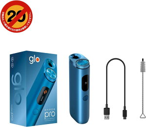 glo HYPER pro �O���[ �n�C�p�[ �v�� �{�� ���M���^�o�R �f�o�C�X �d�q�^�o�R �f�B�X�v���C���� �u�[�X�g���[�h���� ��20��g�p USB�[�d ���s�X�u���[ �I�u�V�f�B�A���u���b�N ���r�[�u���b�N �W