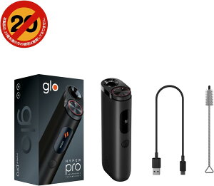 glo HYPER pro �O���[ �n�C�p�[ �v�� �{�� ���M���^�o�R �f�o�C�X �d�q�^�o�R �f�B�X�v���C���� �u�[�X�g���[�h���� ��20��g�p USB�[�d ���s�X�u���[ �I�u�V�f�B�A���u���b�N ���r�[�u���b�N �W