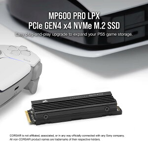 �y���������zCORSAIR MP600 PRO LPX 2TB M.2 NVMe SSD PCIe Gen4 x4 PS5�Ή� �q�[�g�V���N���� CSSD-F2000GBMP600PLP �R���Z�A