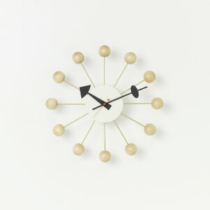 Vitra�i���B�g���j/Wall Clocks/Ball Clock/�{�[���N���b�N/�r�[�` �V���� �����z�� ���p�I �C���e���A �y�[���z��3�`4�T�ԁi���[�J�[���i���������j