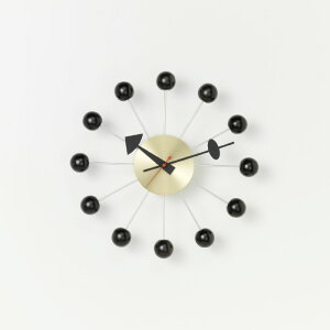 Vitra�i���B�g���j/Wall Clocks/Ball Clock/�{�[���N���b�N/�u���b�N �V���� �����z�� ���p�I �C���e���A �y�[���z��3�`4�T�ԁi���[�J�[���i���������j