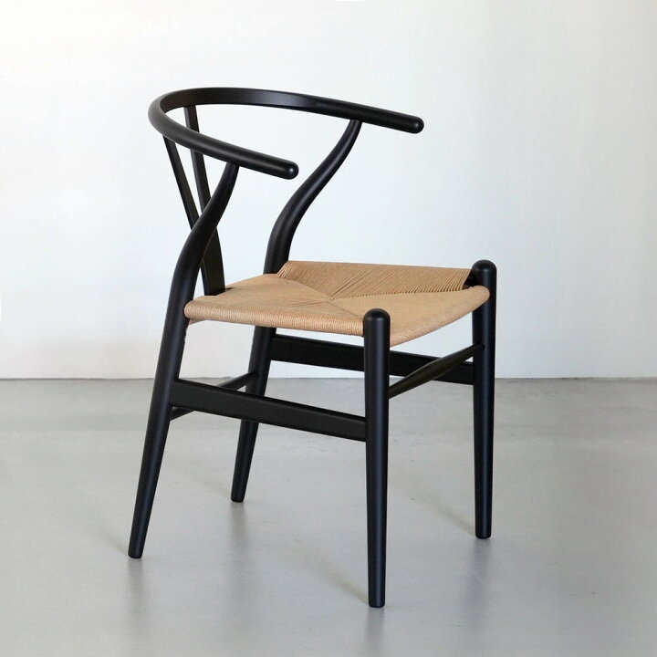 楽天市場】【即納】Yチェア CH24 正規品 ビーチ材 SOFT BLACK CARL 