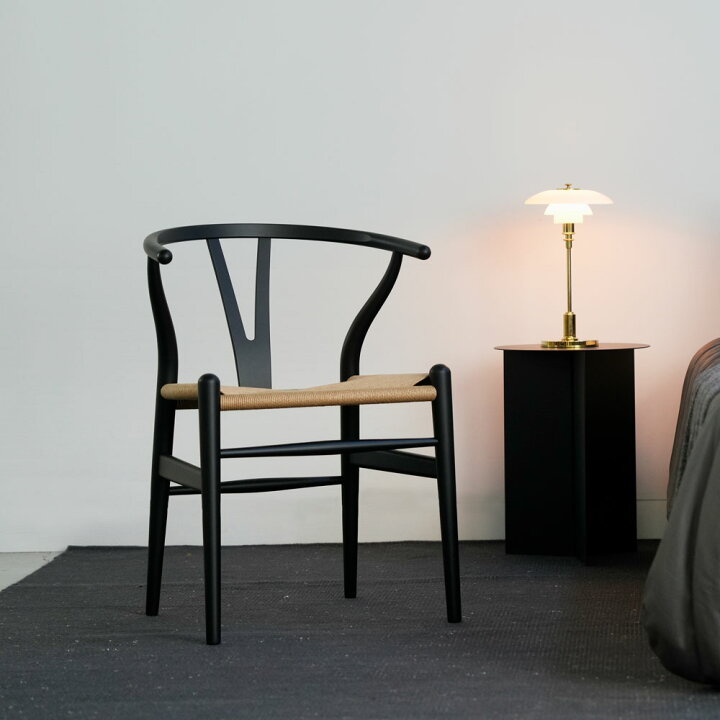 楽天市場】【即納】Yチェア CH24 正規品 ビーチ材 SOFT BLACK CARL 