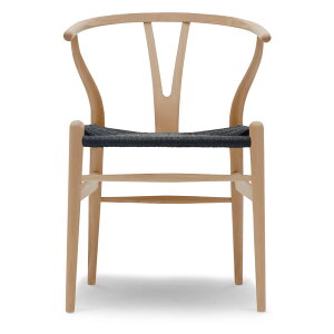 CARL HANSEN & SON(カールハンセン&サン)/CH24/Yチェア(ワイチェア)/ビーチ材/オイル仕上げ/ブラックペーパーコード/SH45