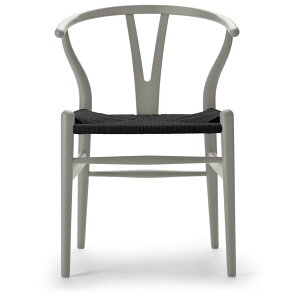 CARL HANSEN & SON(カールハンセン&サン)/CH24/Yチェア(ワイチェア)/ビーチ材/SOFT SILVER GRAY仕上げ/ブラックペーパーコード/SH43