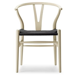 CARL HANSEN & SON(カールハンセン&サン)/CH24/Yチェア(ワイチェア)/ビーチ材/BARLEY by Ilse Crawford仕上げ/ブラックペーパーコード/SH45