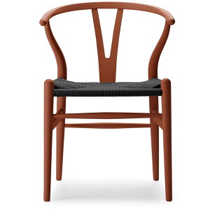 CARL HANSEN & SON(カールハンセン&サン)/CH24/Yチェア(ワイチェア)/ビーチ材/TERRACOTTA by Ilse Crawford仕上げ/ブラックペーパーコード/SH45