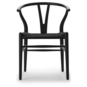 CARL HANSEN & SON(カールハンセン&サン)/CH24/Yチェア(ワイチェア)/オーク材/BLACK塗装仕上げ/ブラックペーパーコード/SH43