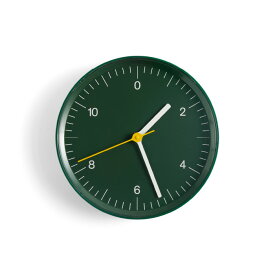 【壁掛けフック特典付】HAY（ヘイ）/WALL CLOCK/ウォールクロック/グリーン 時計 クロック 壁掛け 掛け時計 壁かけ時計 新生活 北欧 子供部屋 寝室 リビング 玄関 洗面所 静音 カフェ オフィス 緑 正規品 ギフト ラッピング不可 新生活 引っ越し